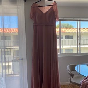 Azazie Jamie Dress in Dusty Rose